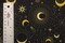 1 Yard Black Gold Midnight Sky Spandex Fabric Four Way Stretch Activewear Swimwear Costume Leggings Material 58/60 Inch Width
